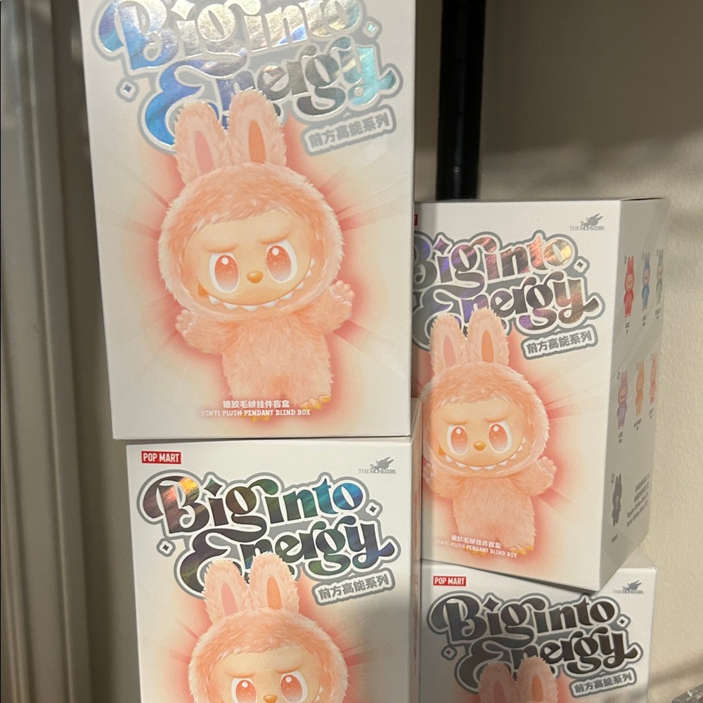 Pop Mart Biginto Energy Pink Bunny Action Figure